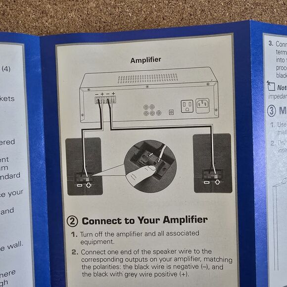 AUVIO 100W x 2 4” 3-Way Indoor/Outdoor Speakers One Pair 4000016 Water Resistant - Picture 13 of 15